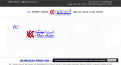 Desktop Screenshot of abc-matratzen.de