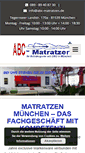 Mobile Screenshot of abc-matratzen.de